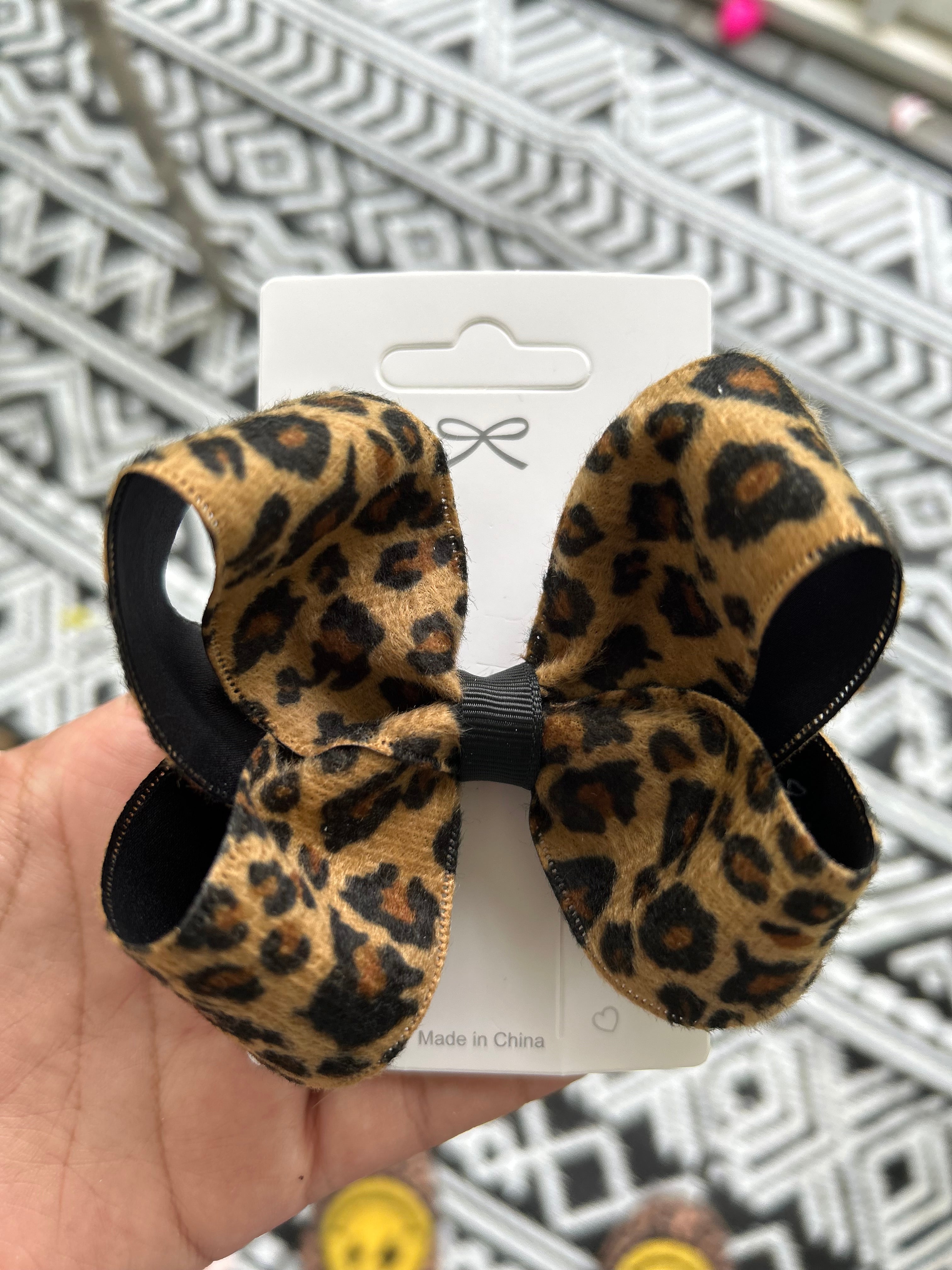 Thick Cheetah Bow